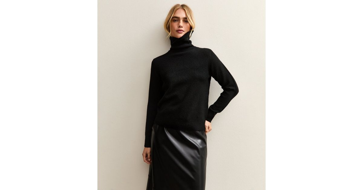 Black Roll Neck Jumper | New Look | New Look (UK)