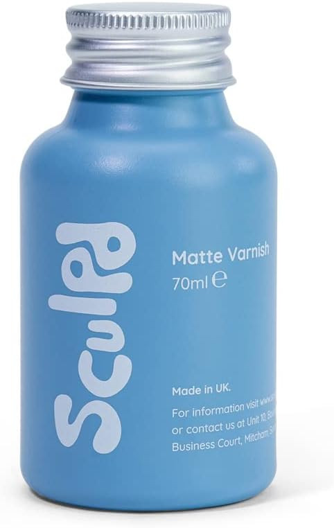 Sculpd Clear Varnish for Air Dry Clay Pottery, Matte Finish Clear Varnish for Pottery and Acrylic... | Amazon (US)