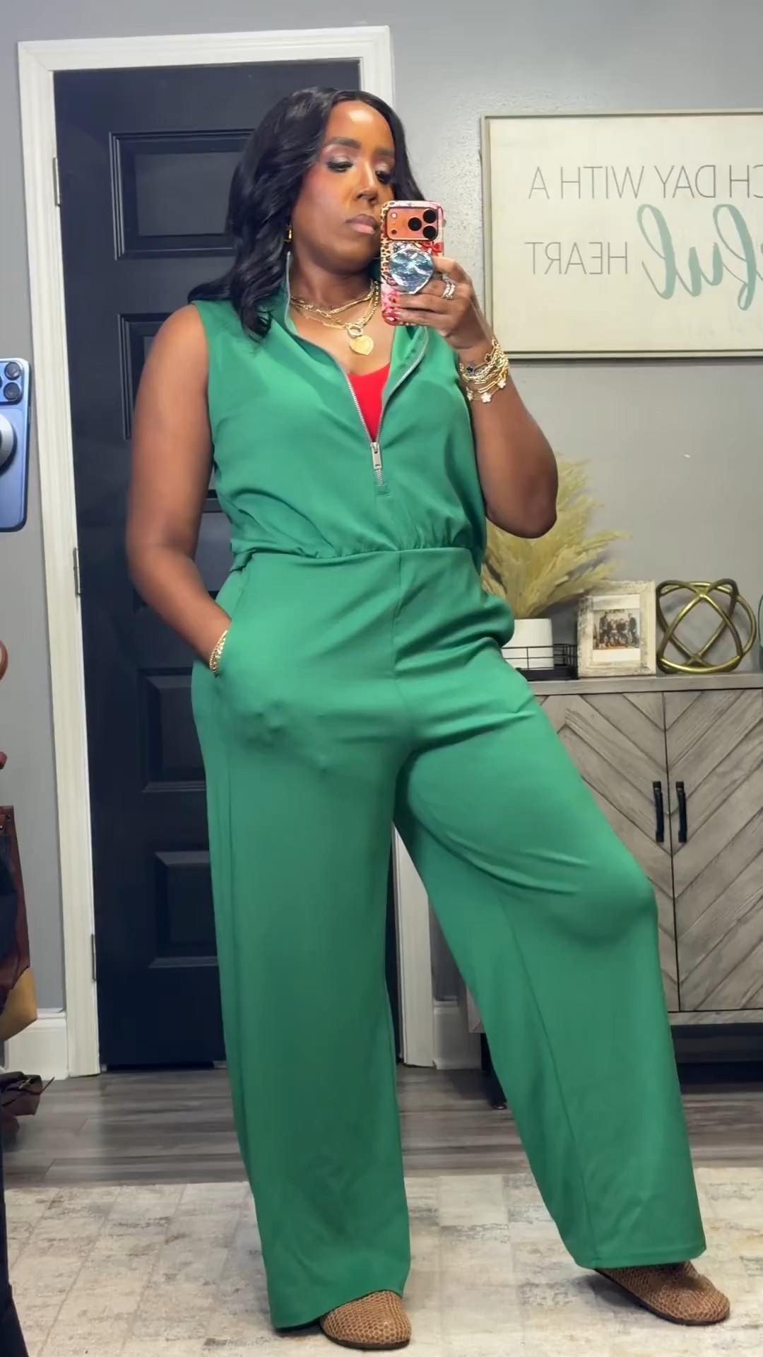 The SPANX-inspired look for less from Amazon! These are under $60, while the SPANX version is around $150—and y’all, the fit is GOOD! 🙌🏾 Choose from shorts or long pants with a funnel-neck or V-neck design. They come in several gorgeous colors and sizes XS–XL.

Perfect for travel, errands, lunch dates, casual Fridays and everyday mom life! I’m wearing a size Medium.

Which color and style are you grabbing? 👇🏾

SIZING REFERENCE: 5’5”, 165 lbs, size 10 | Wearing Medium

#AmazonFashion #JumpsuitStyle #FashionOver40 #AffordableFashion #AmazonFinds

#LTKootd #LTKOver40 #LTKMidsize