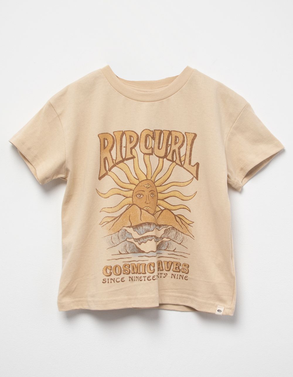 RIP CURL Cosmic Waves Girls Oversized Tee - NATUR - 001GTE | Tillys