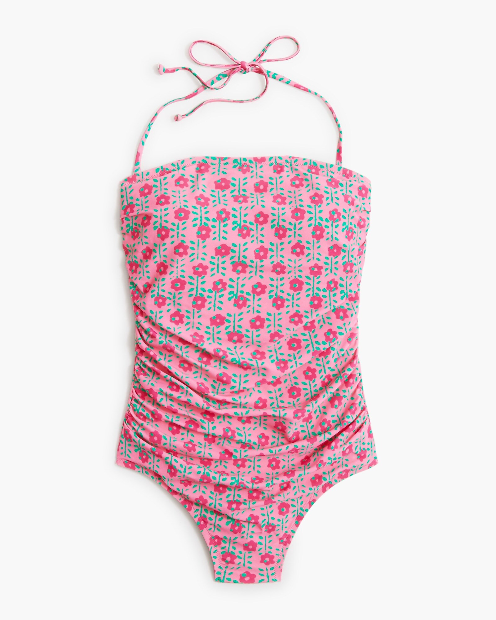 Printed strapless one-piece swimsuit | J.Crew Factory