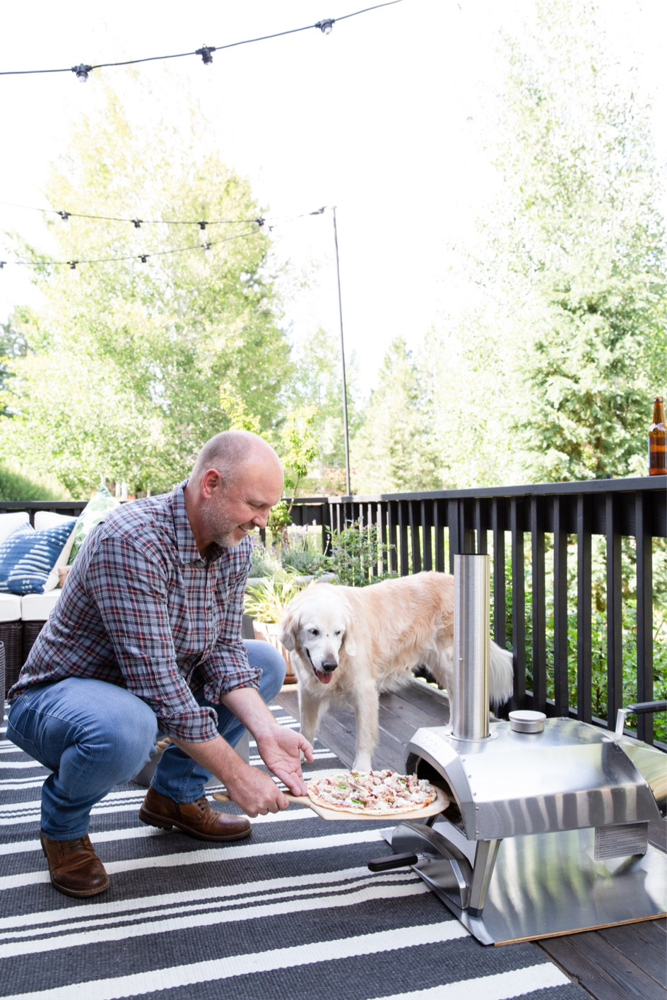 Max loves our outdoor pizza oven just as much as we do. Not to mention is on sale $100 off