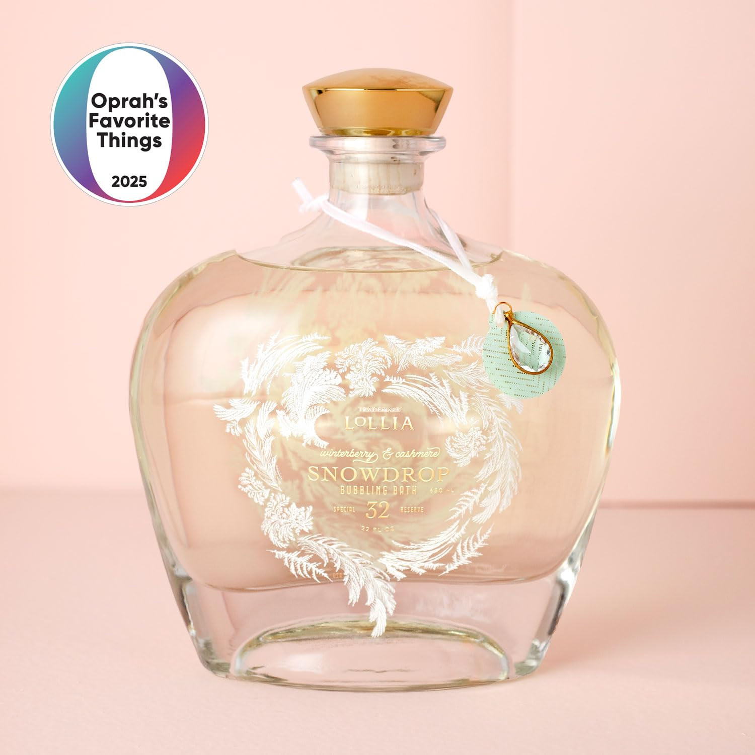 LOLLIA Snowdrop Bubble Bath, 24.8 fl oz / 733 ml | Amazon (US)