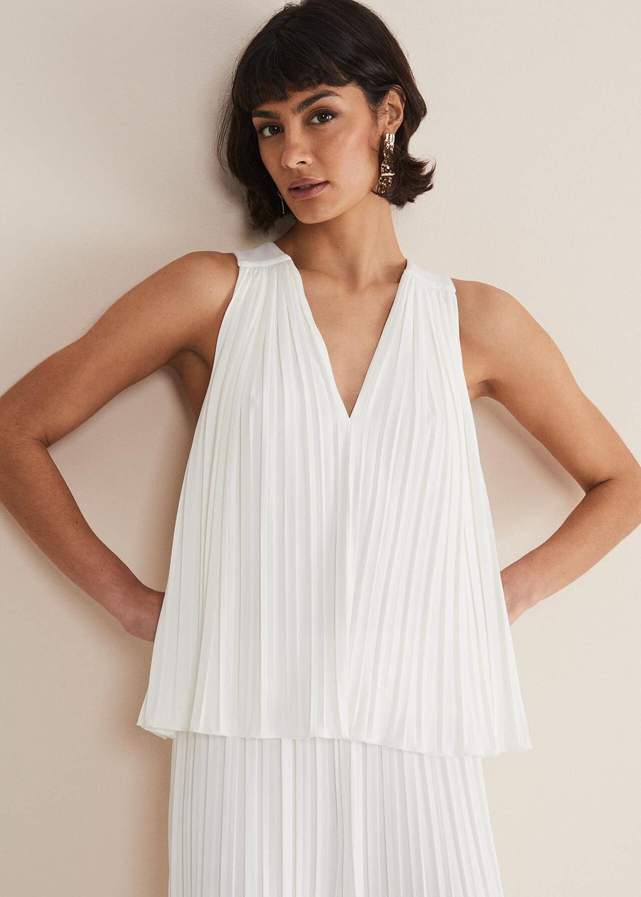 Winona Pleated Top | Phase Eight (UK)