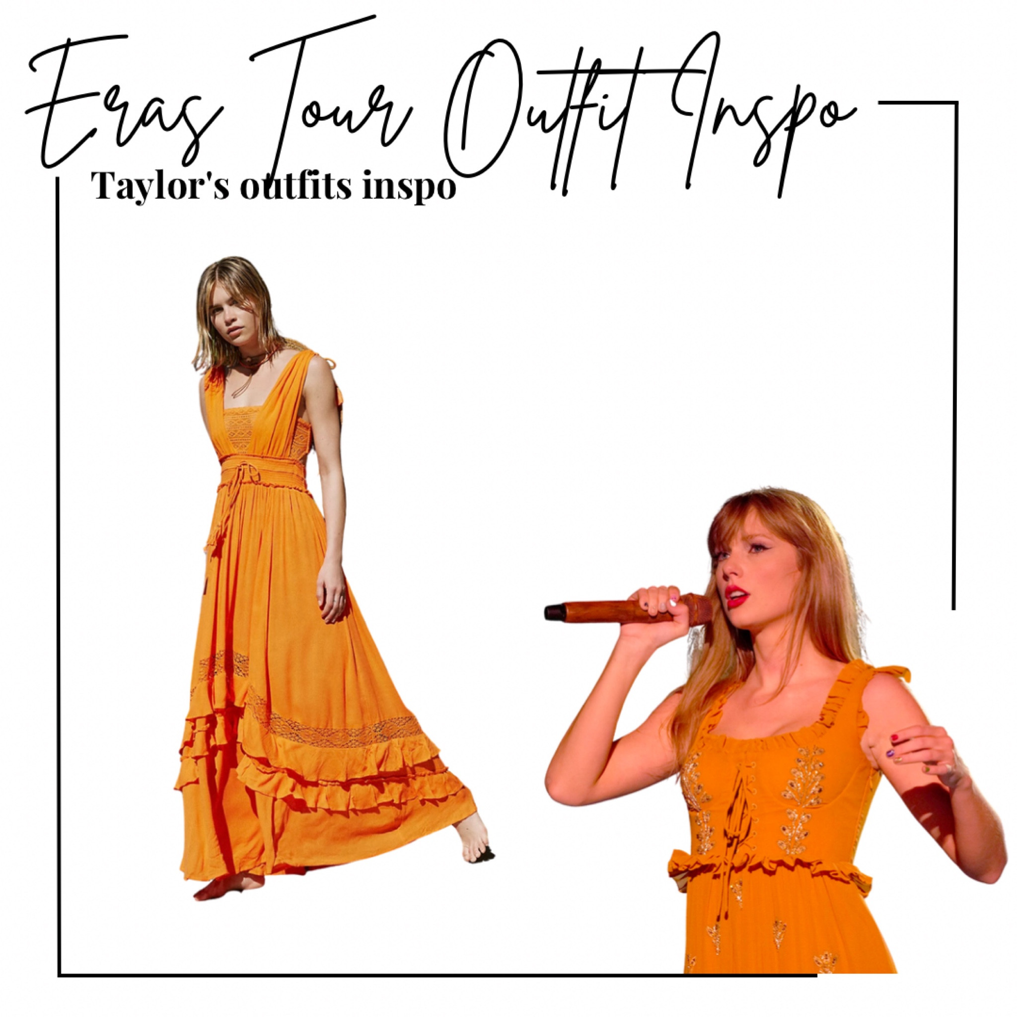 Taylor swift eras tour - evermore outfit - burnt orange Maxi dress 

Free people dress, festival outfit, Coachella outfit, ootd, outfit inspo, get the look, concert Outfit 

#LTKFind #LTKFestival #LTKwedding