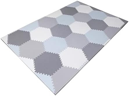 Baby Brielle Play Mat - 38 Pieces Non-Toxic Extra-Thick Kid's Puzzle Exercise Activity Mat - Soft EV | Amazon (US)