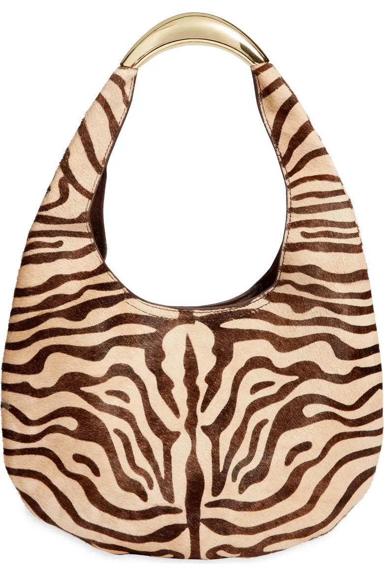 Kairo Zebra Genuine Calf Hair Shoulder Bag (Women) | Nordstrom | Nordstrom