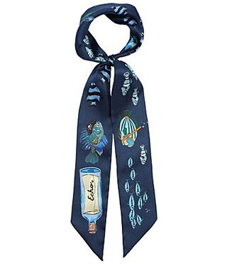 Echo Lost At Sea Ribbon Neckerchief Scarf - Navy | Dillard's