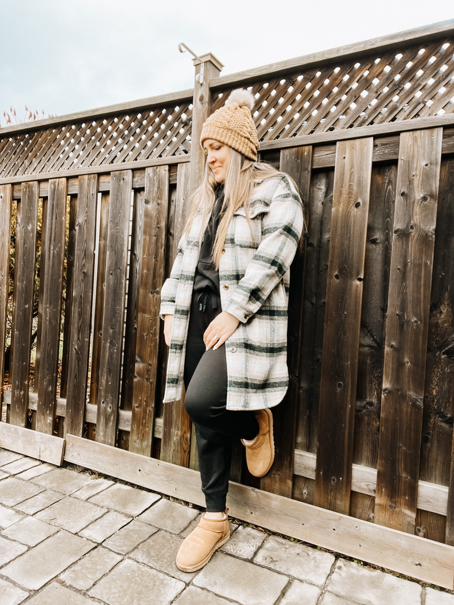 Winter outfit
Matching jogger set with plaid jacket, ultra mini uggs & knit hat

#LTKSeasonal #LTKstyletip #LTKshoecrush