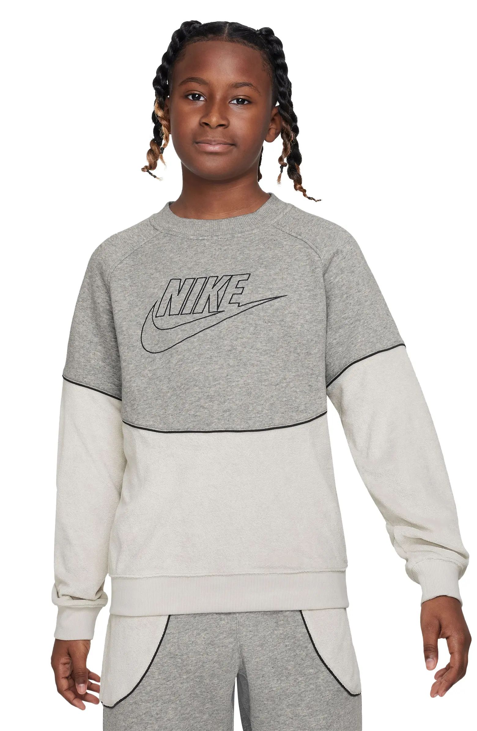 Nike Kids' Sportswear Fleece Logo Sweatshirt | Nordstrom | Nordstrom