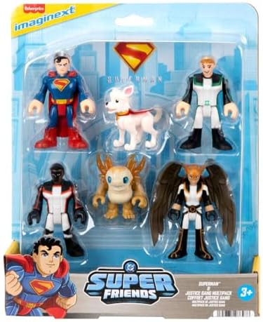 Fisher-Price Imaginext Superman Action Figure Multipack, 6 Characters, 3-inch Collectible Set wit... | Amazon (US)