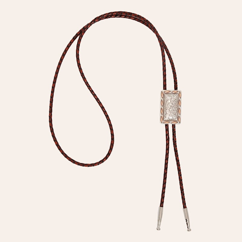 Double S Rectangle Buck Lace Concho Bolo Tie | Cavender's