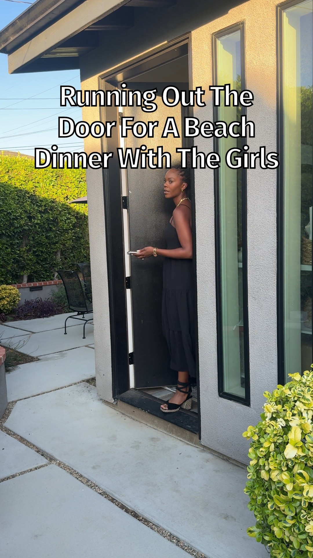 A black cotton midi dress is the best throw on and go outfit for grabbing a meal with girlfriends. Mine has been a wardrobe staple for years  

#LTKStyleTip #LTKSeasonal