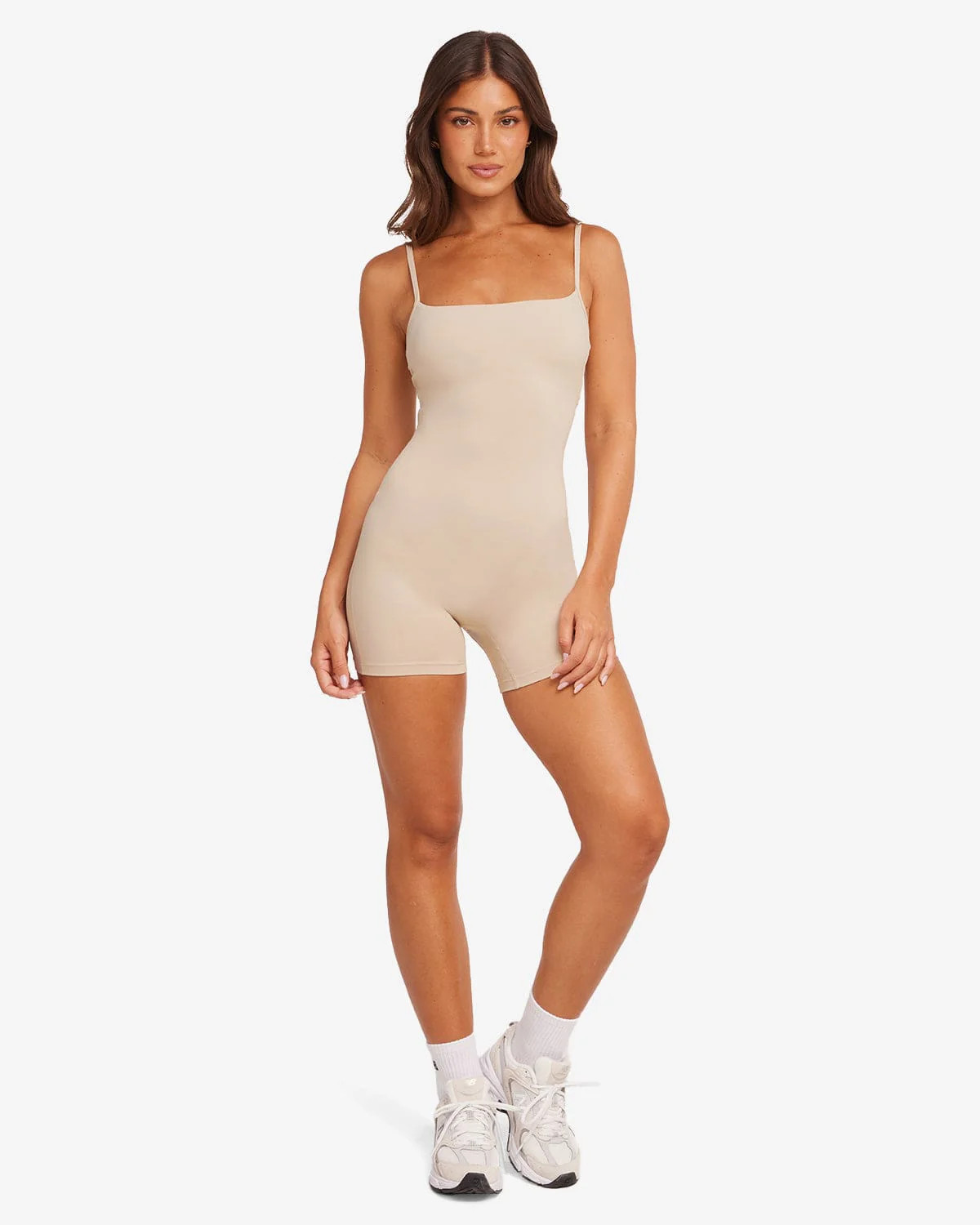 Form Staple Playsuit | Fawn | Crop Shop Boutique AU