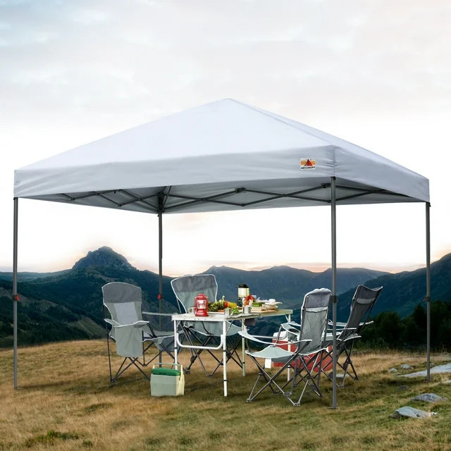 ABCCANOPY 10 ft x 10 ft Easy Pop up Outdoor Canopy Tent, White | Walmart (US)