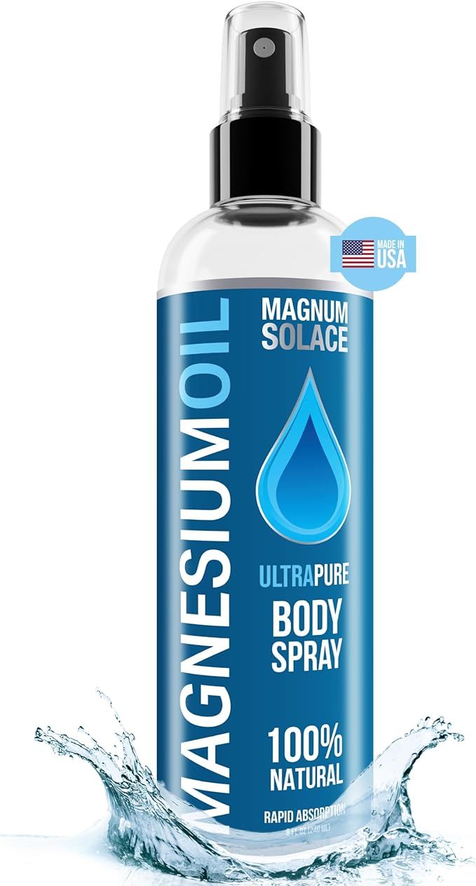 Pure Magnesium Oil Spray - 100% Natural Magnesium Spray - Sourced from The Dead Sea Topical Magne... | Amazon (US)