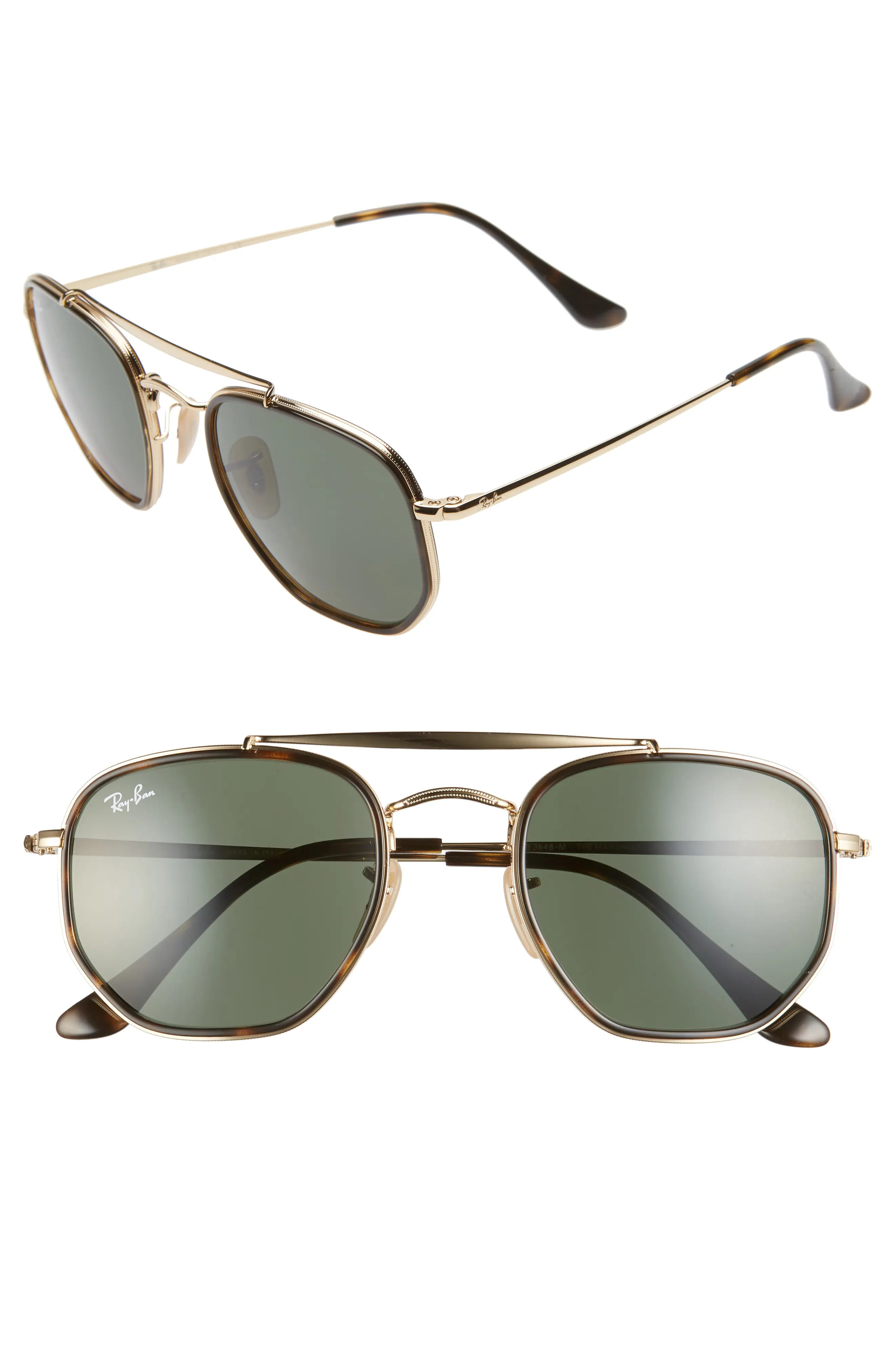 Women's Ray-Ban 52mm Irregular Aviator Sunglasses - | Nordstrom