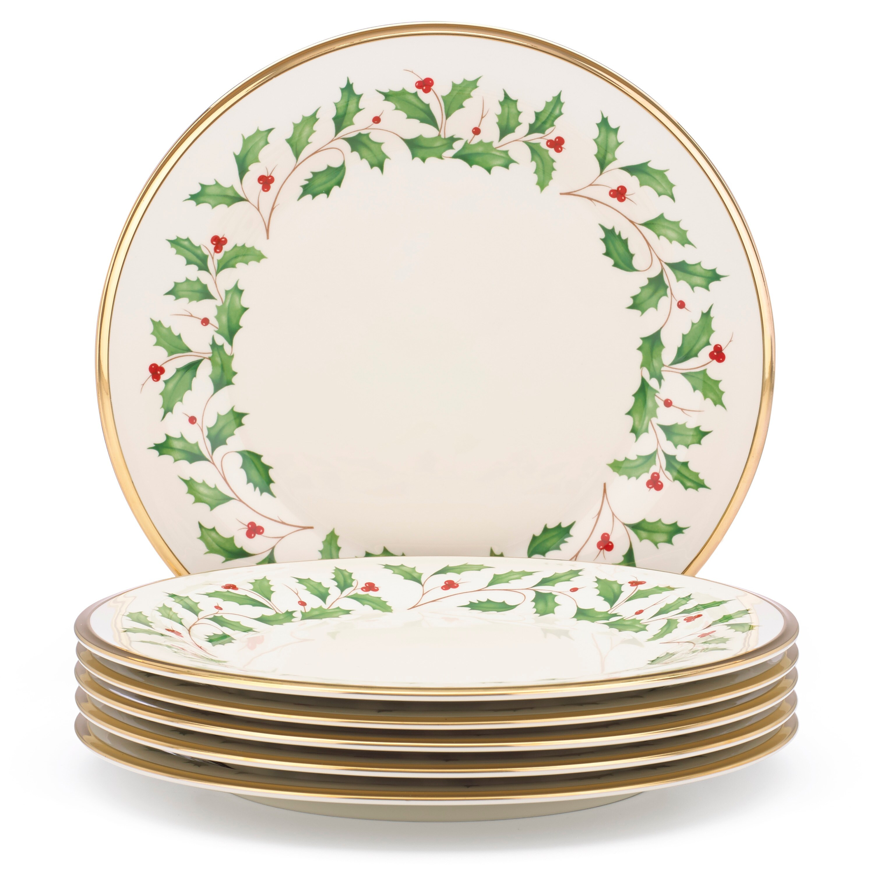 LENOX 6 -Piece Holiday Porcelain Dinnerware in White | 835217 | Lowe's
