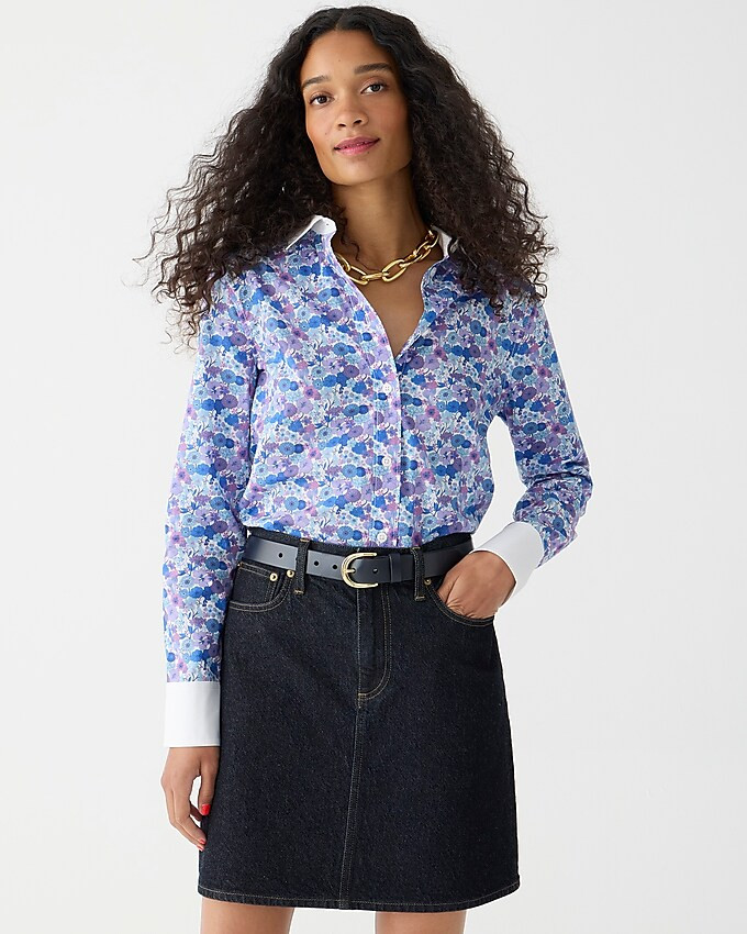 Slim-fit shirt in Liberty® Arrow Floral fabric | J. Crew US