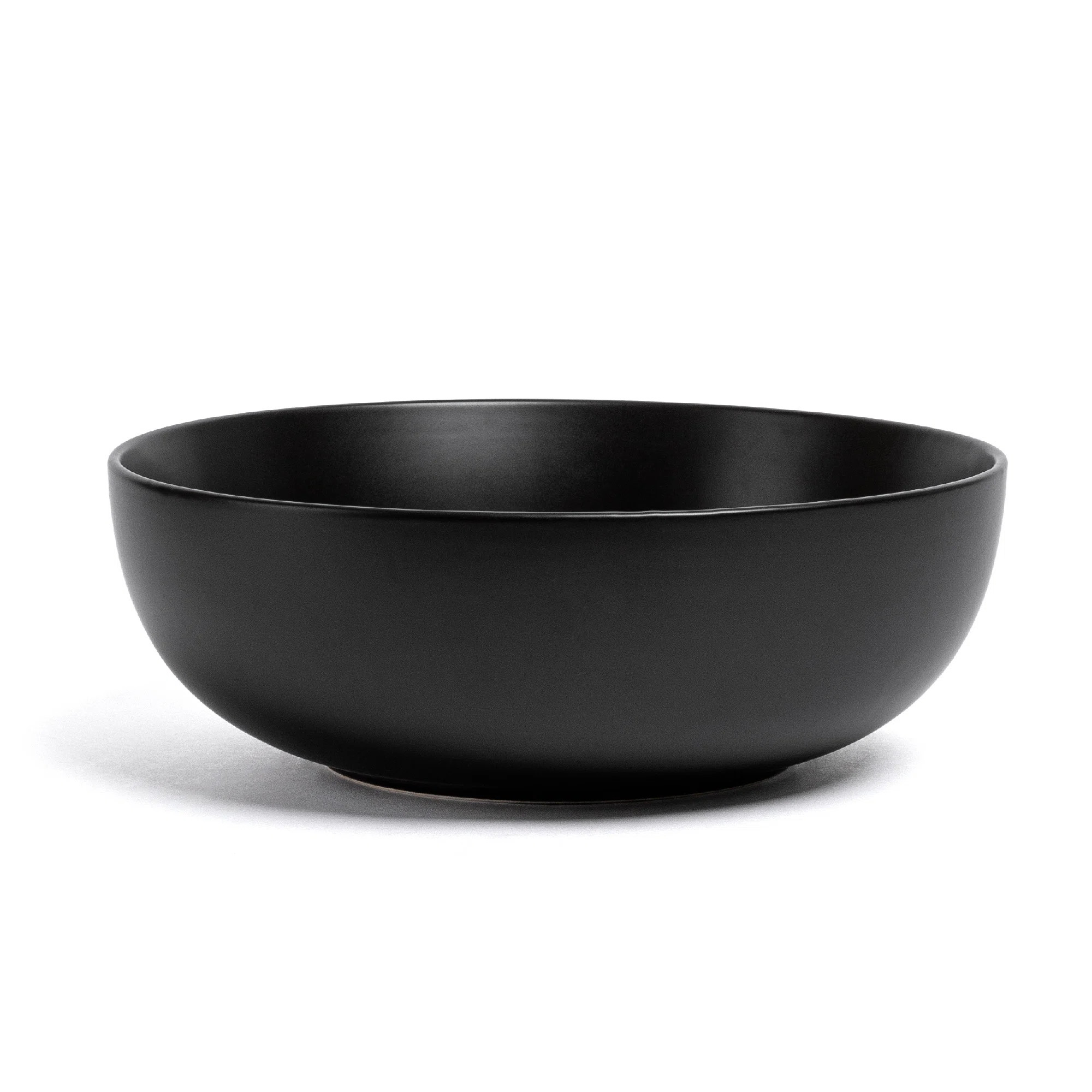 Over&Back Coupe Semi Hand-Finished Stoneware Low Serving Bowl | Birch Lane