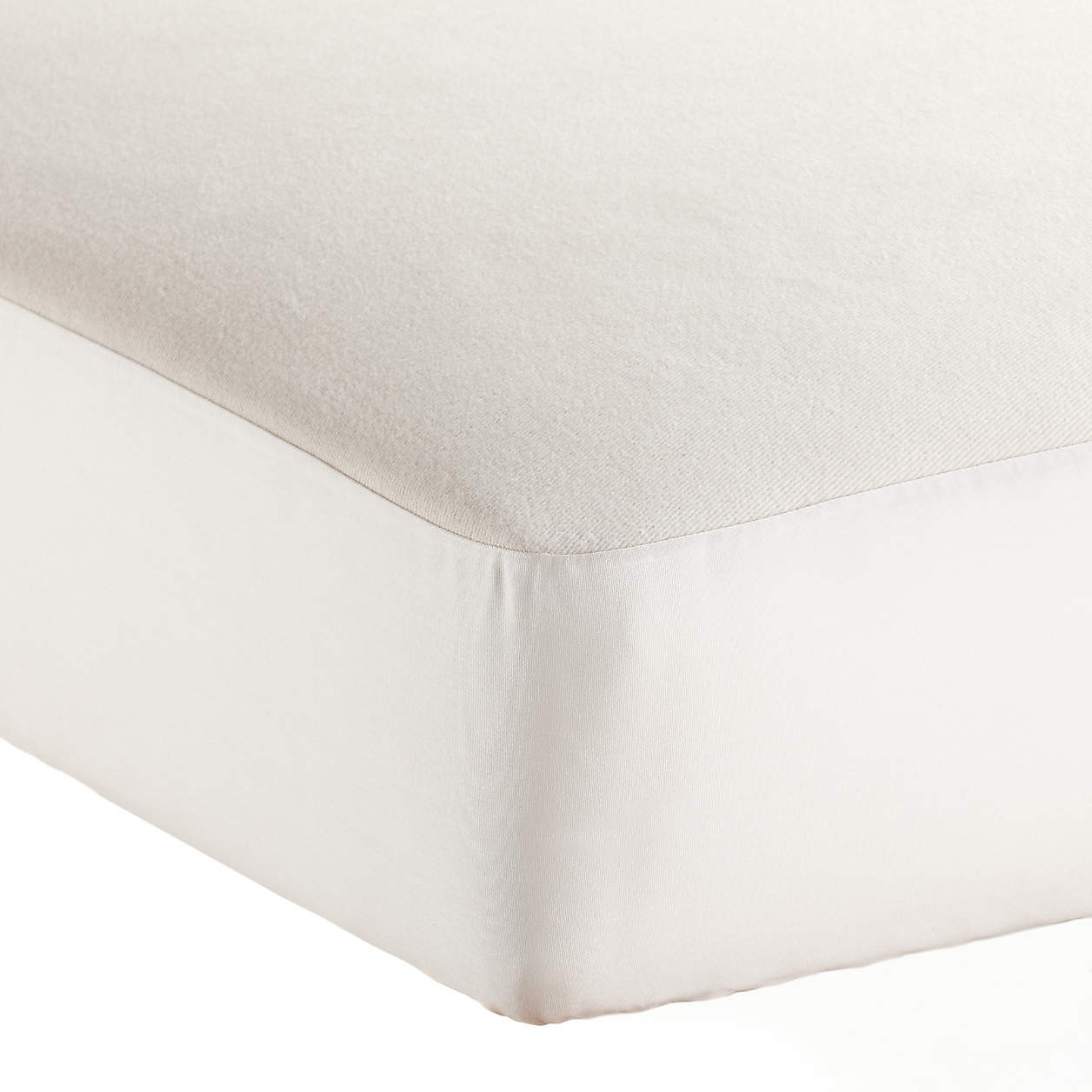 Organic Waterproof Baby Crib Mattress Pad by Naturepedi + Reviews | Crate & Kids | Crate & Barrel
