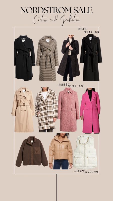 Nordstrom anniversary sale top selects! Coats and jackets! 

#LTKsalealert #LTKxNSale