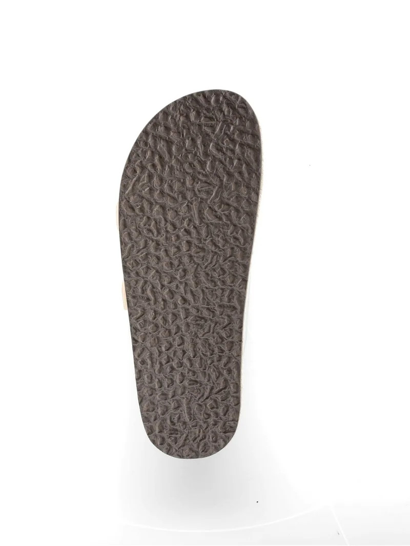 Time and Tru Women's Platform Footbed Slide Sandals | Walmart (US)