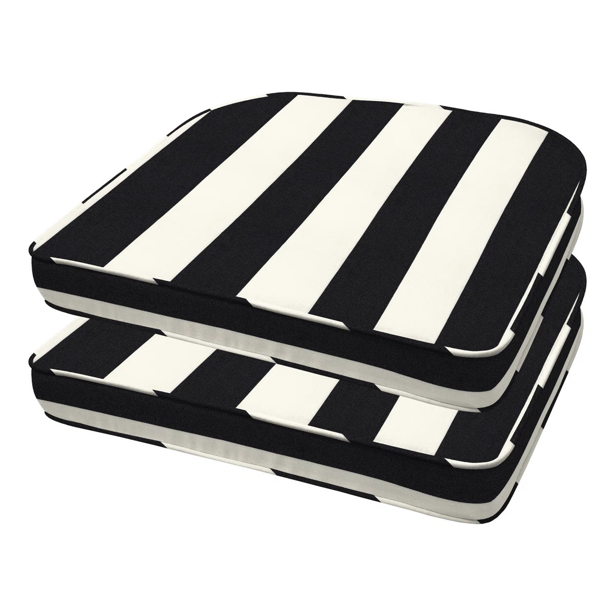 Outdoor Rounded Dining Seat Cushion (Set of 2) | Wayfair North America