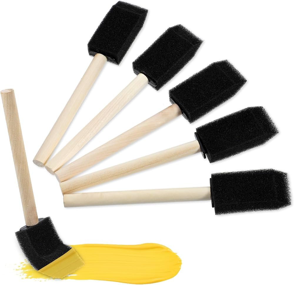 Giantree 5Pcs Foam Brushes for Painting, Foam Paint Brushes, Sponge Paint Brush, 1 Inch Paint Bru... | Amazon (US)