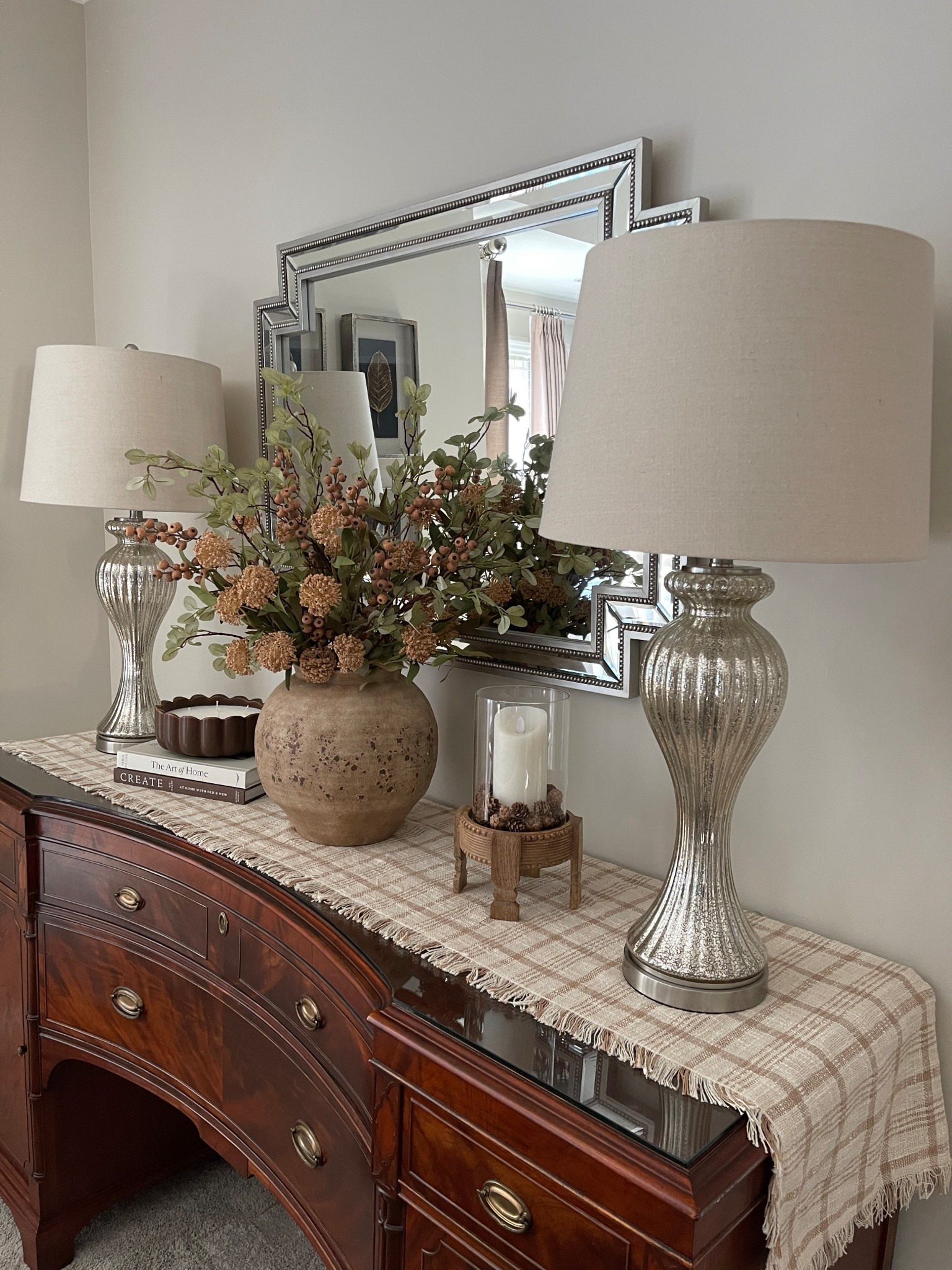 This fall arrangement is easy to create and all these warm tones will create cozy vibes in your home this autumn. 🍂

#LTKHome #LTKSeasonal