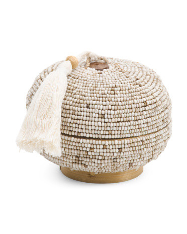 Small Beaded Basket | TJ Maxx