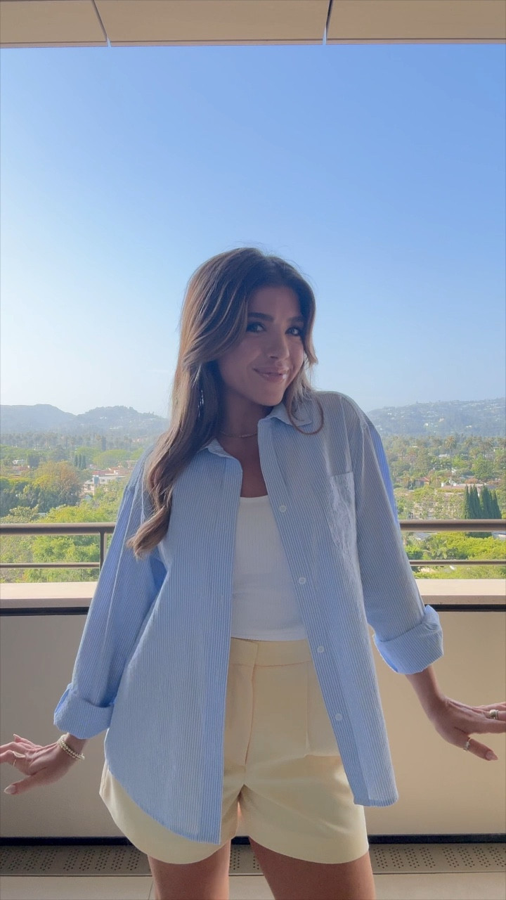 Brunch Outfit Inspo ☀️🥐 wearing these tailored Abercrombie shorts in a size 27, fit tts. Finished the look with this Amazon button up for a casual brunch outfit 🤩

Brunch Outfit, Summer Outfit, Brunch Inspo, Brunch, Abercrombie, Abercrombie Shorts, Amazon, Amazon Top, Amazon Button up, Madison Payne

#LTKSeasonal #LTKStyleTip #LTKFindsUnder100