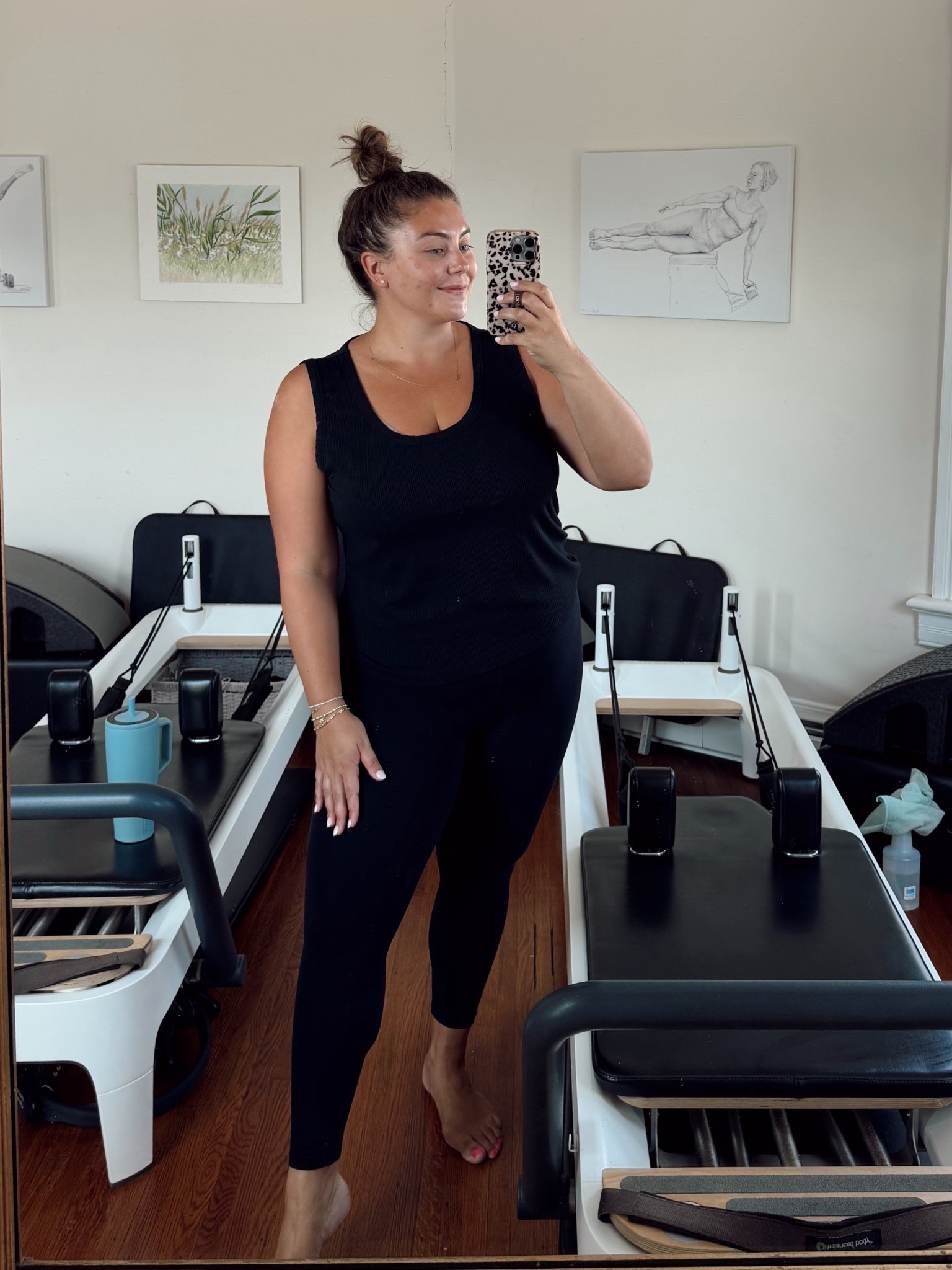 Today’s Pilates outfit - wearing size 2X in top and XL in leggings. Use CARALYN15 on your first order at Spanx. 

#LTKActive #LTKStyleTip #LTKPlusSize