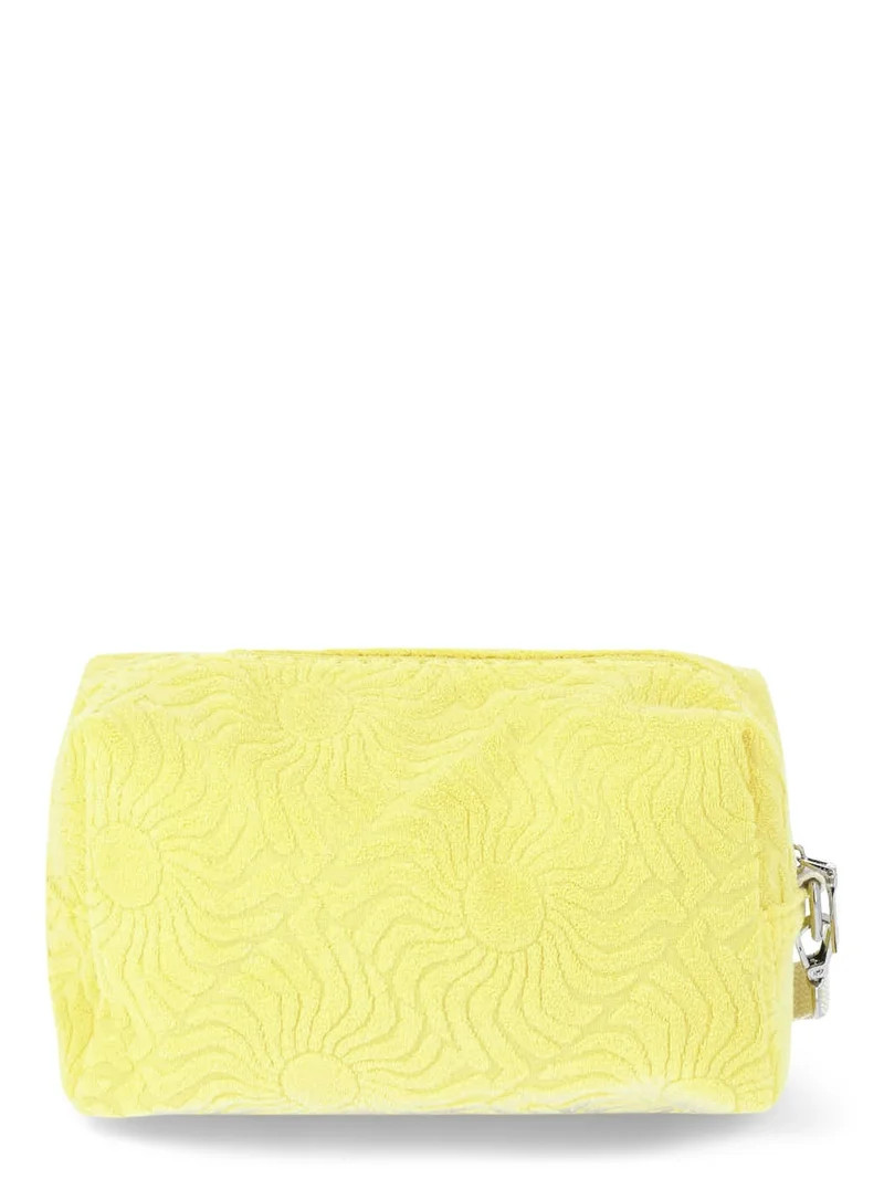 No Boundaries Women's Beach Terry Cloth Pouch, Yellow Sun - Walmart.com | Walmart (US)