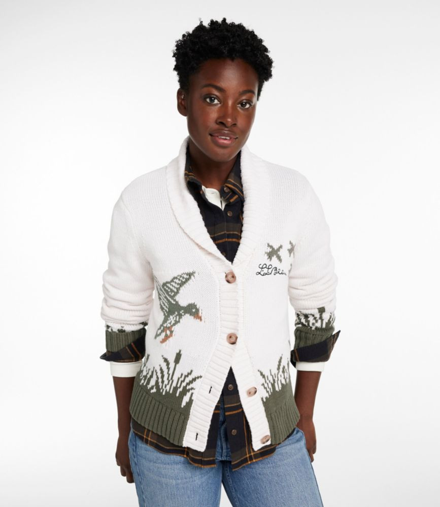 Women's Signature Original Cotton Sweater, Shawl Cardigan Novelty | L.L. Bean