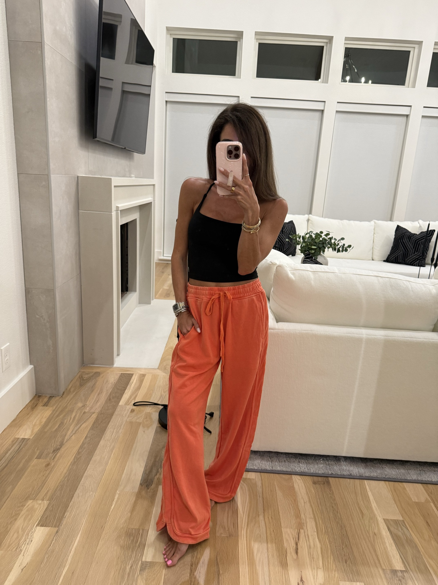 My favorite workout tank size xs Amazon comfy pants size xs 

#LTKPetite #LTKSaleAlert