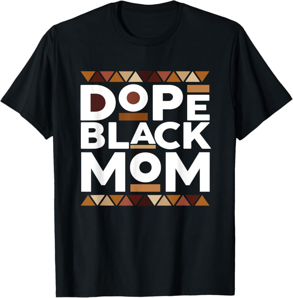 Black History Month Family Matching Melanin Dope Black Mom T-Shirt | Amazon (US)