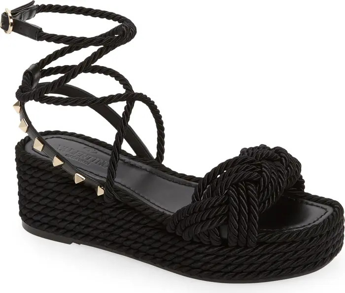 Rockstud Torchon Platform Sandal (Women) | Nordstrom