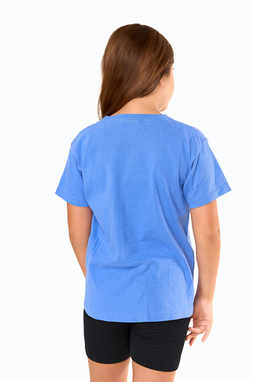 BuddyLove X Comfort Colors | DALTX Youth Graphic Tee | Flo Blue | BuddyLove