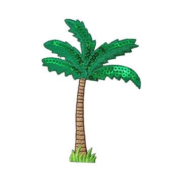 Sequin Palm Tree, Beach, Coastal, Embroidered, Iron on PatchItem # 223290337851195405Sold and shi... | Michaels Stores