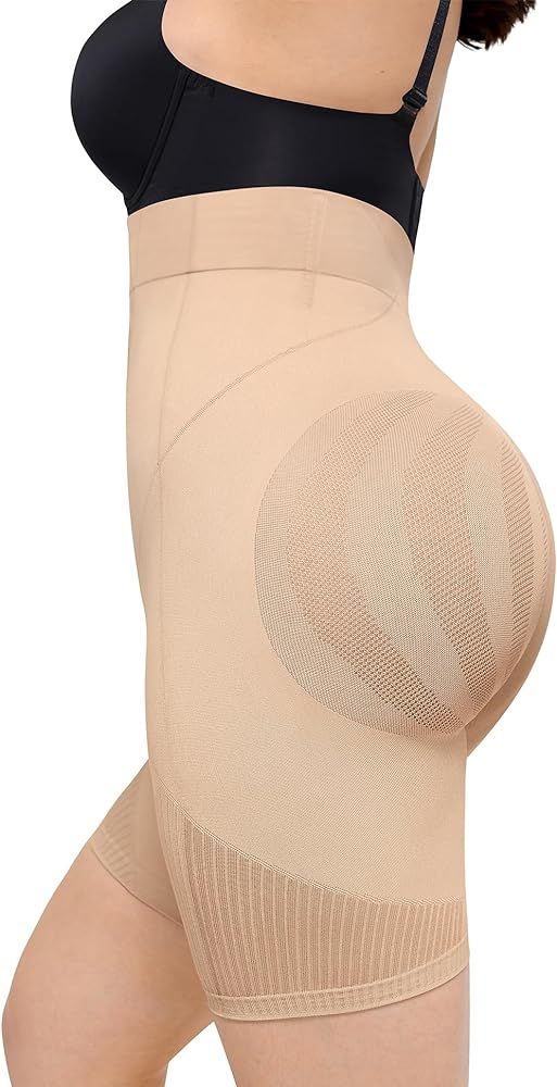 FeelinGirl High Waisted Body Shaper Shorts Shapewear for Women Tummy Control Thigh Slimming Under... | Amazon (US)