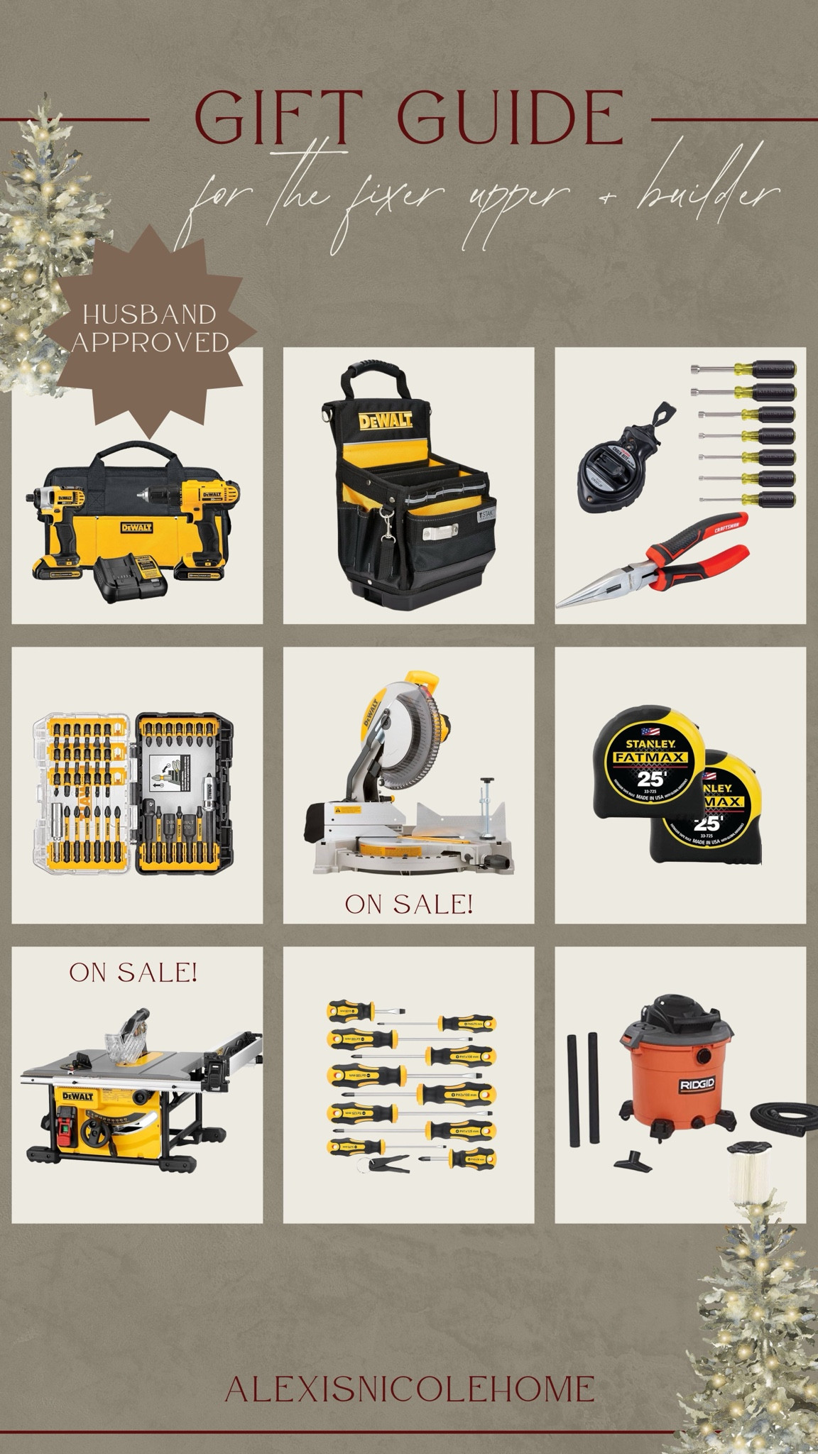 A gift guide for the builder & fixer upper guy -- all husband approved! ✨🔨🙌🏽

#LTKSaleAlert #LTKGiftGuide #LTKHoliday