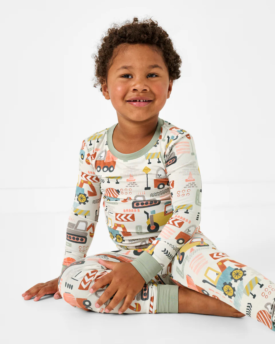 Mini Builders Two-Piece Pajama Set | Little Sleepies