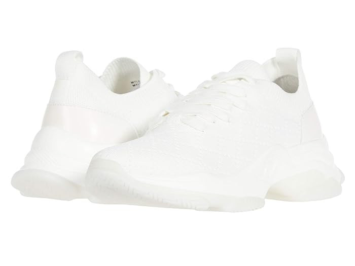 Steve Madden Myles-Q Sneaker (White) Women's Shoes | Zappos