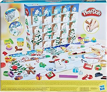 Play-Doh Advent Calendar Toy for Kids 3 Years and Up with Over 24 Surprise Accessories, Playmats,... | Amazon (US)