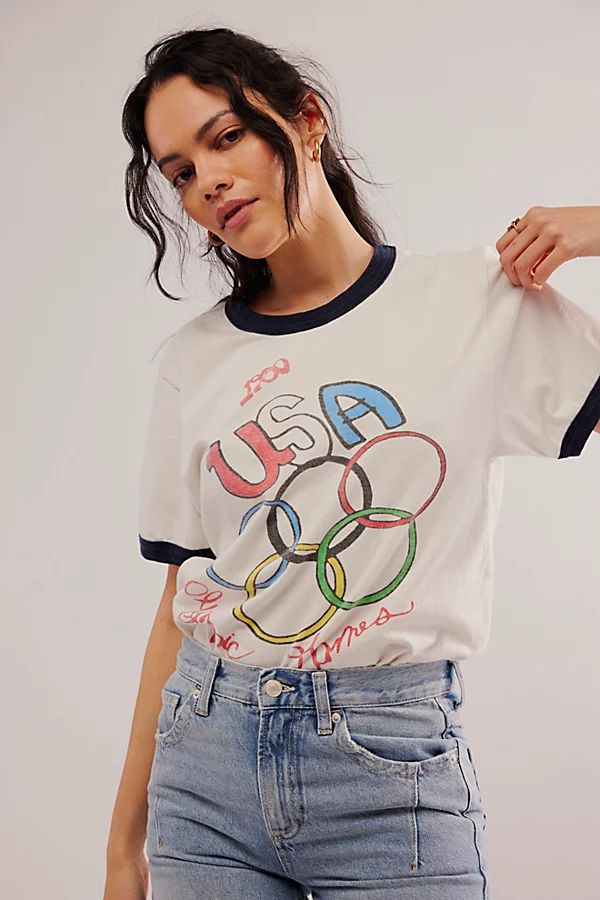 USA Ringer Tee | Free People (Global - UK&FR Excluded)