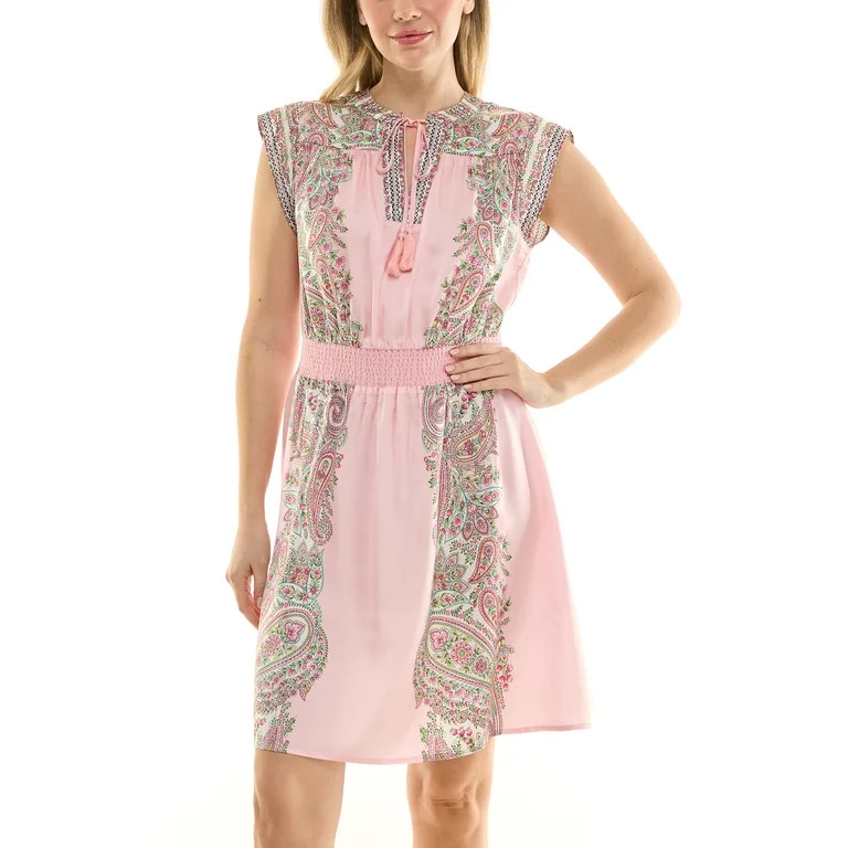 Nanette Lepore Sleeveless Mirror Print Mini Dress | Walmart (US)