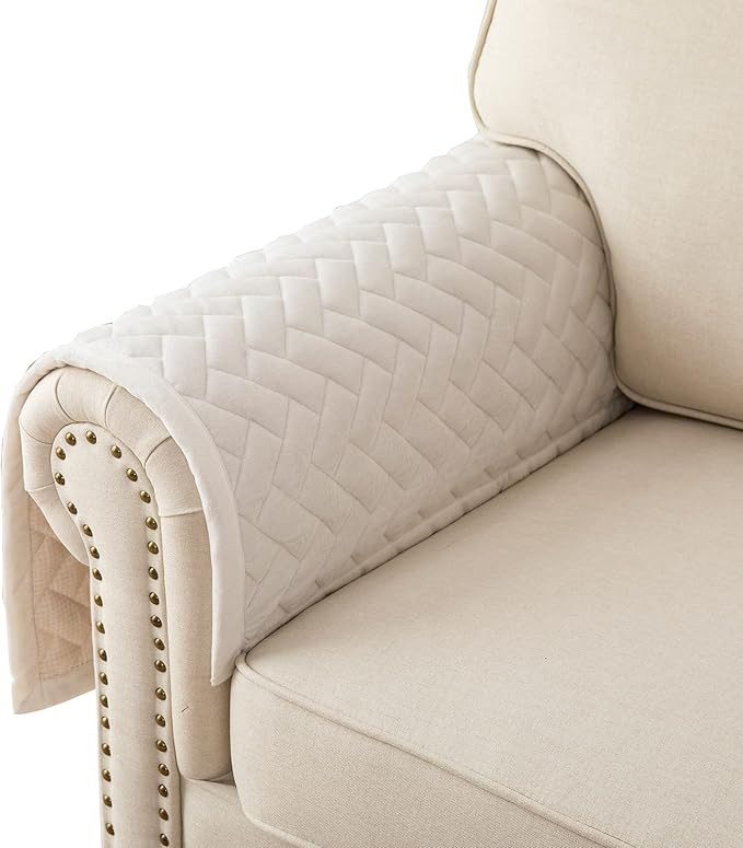 Armrest Covers,Couch Cover,Sofa Cover,Backrest Covers,Anti-Slip Armchair Slipcovers for Dogs Cats... | Amazon (US)