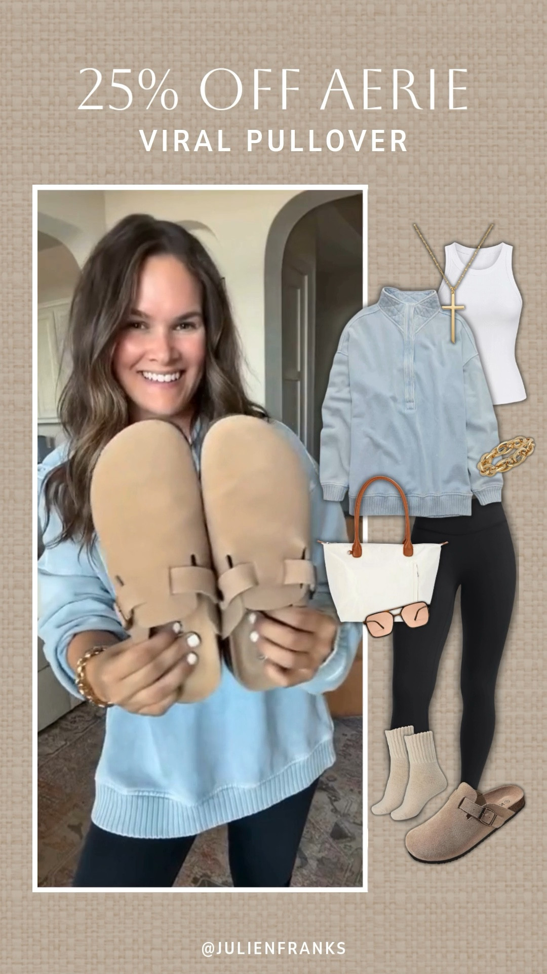This viral pullover from Aerie is currently 25% off! ✨ I love this so much, it’s so soft and comfortable. Perfect to pair with leggings and slide on mules for an easy casual outfit!

#casualoutfit #aerie #amazonfinds #loungewear #pullover #salealert #athleisure #mules #leggings #everydayoutfit 

#LTKSaleAlert #LTKFindsUnder50 #LTKHoliday