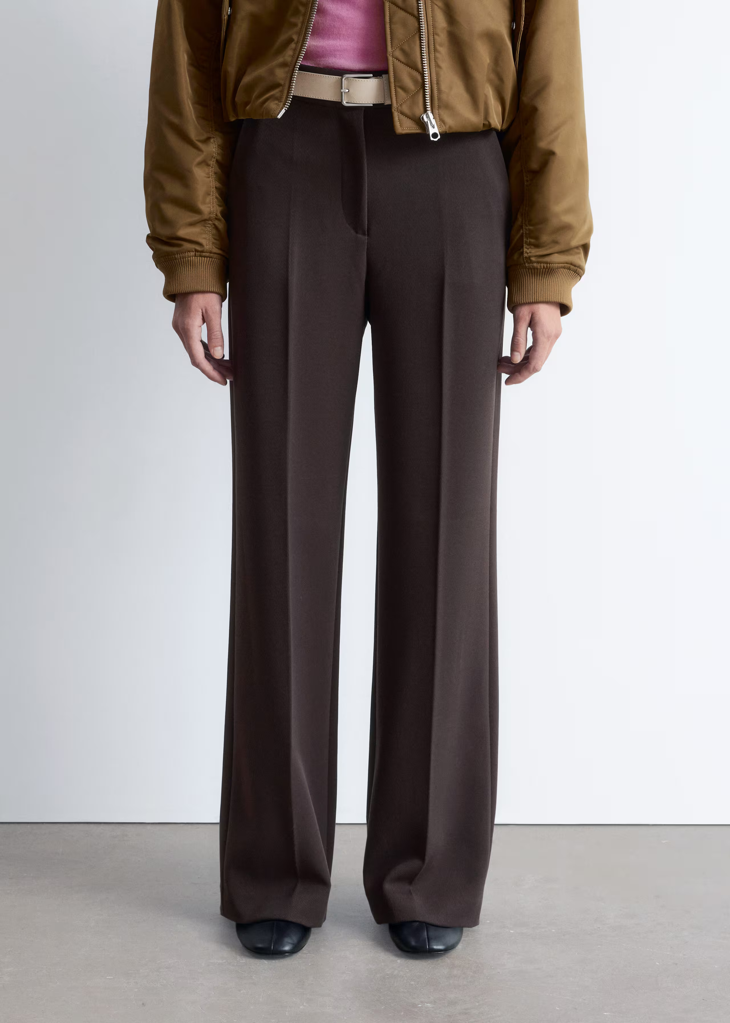 Wide Press-Crease Trousers | & Other Stories UK